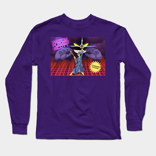 Ready Player Scott Long Sleeve T-Shirt by A Place To Hang Your Cape